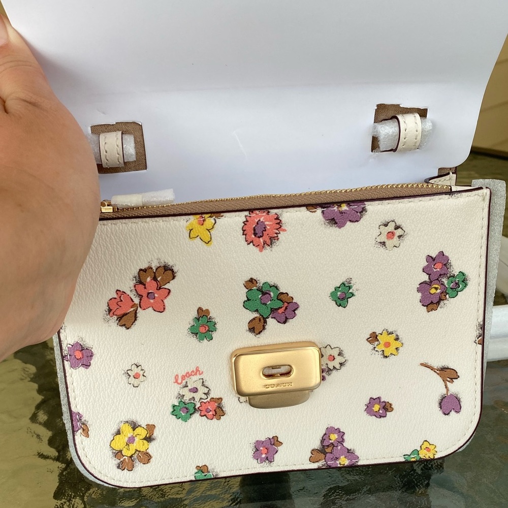 Coach Floral Crossbody NWT - Picture 7 of 11